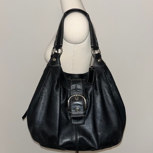 Coach All Black Hobo Bag