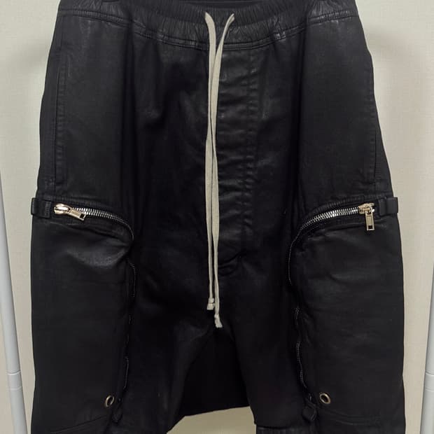 릭오웬스 바우하우스 쇼츠 BW코팅 46