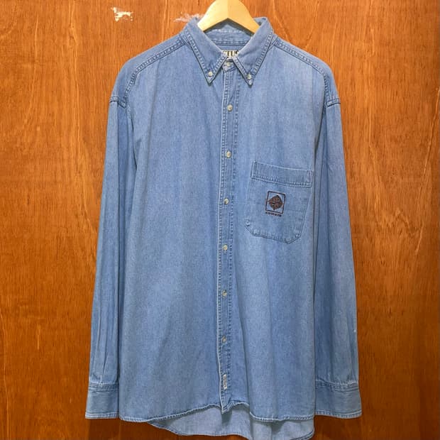 (L) Cactus Clothing 데님 셔츠 자수