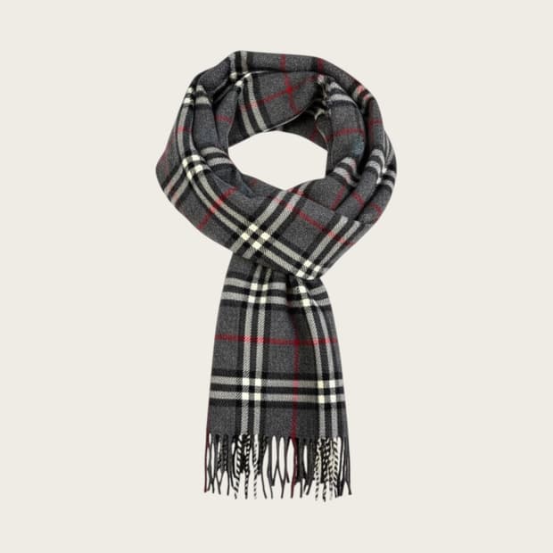 버버리 노바체크 램스울 머플러