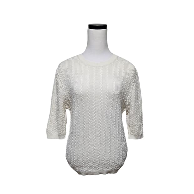 코스모폴리탄줄라이 르코드베스티망테르와이 반팔 니트 / 여성 니트 