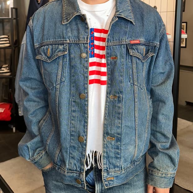 90‘s Converse 3-type denim washed jacket