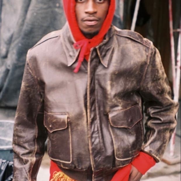 택포25) 쿠퍼 Cooper A-2 자켓 고트스킨 38R