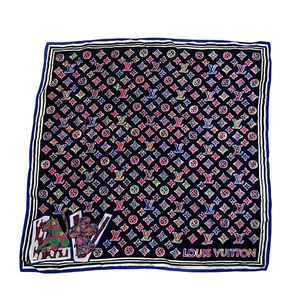 루이비통 모노그램 실크 스카프