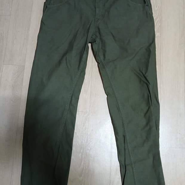 [L/32-33] EDWIN E-FUNCTION 져지즈 올리브 캔버스 팬