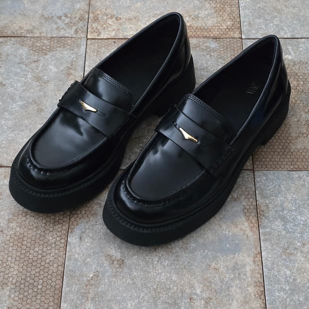 (240)자라 볼륨 구두창 로퍼 구두