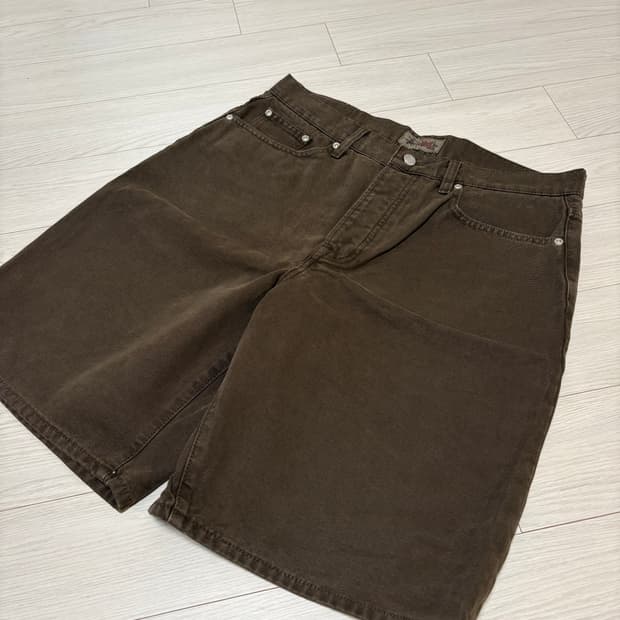 스투시 빅올 다이드 쇼츠 브라운 32