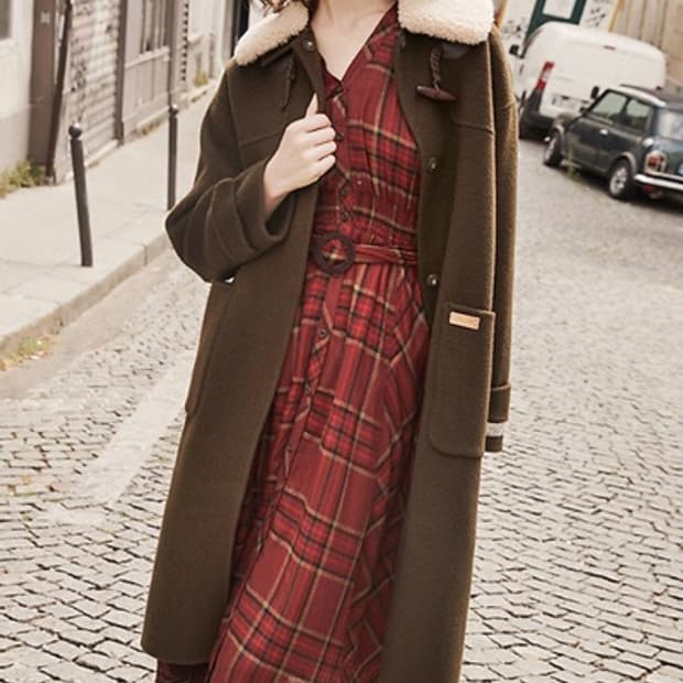 써스데이아일랜드 플레어 롱-원피스 