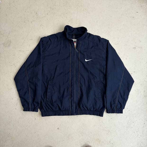 90-00s 나이키 빈티지 올드스쿨 나일론 트랙탑 자켓 L