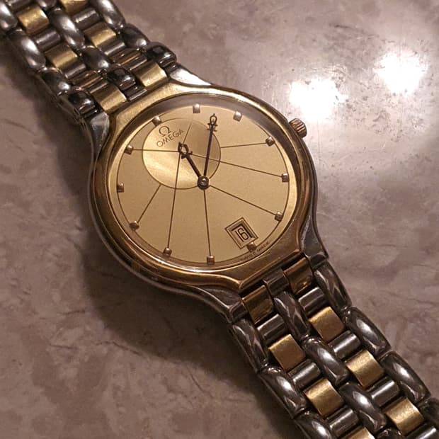 빈티지 오메가 드빌 쿼츠 여성 시계