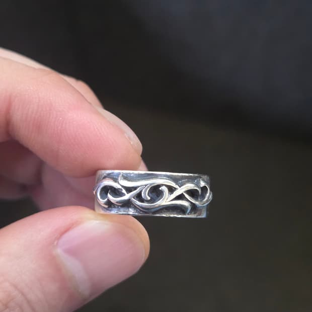 크롬하츠 더블내로우 바인밴드링 us6.5 ks13