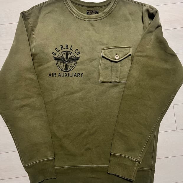 더블알엘 프렌치테리 스웨트셔츠 맨투맨