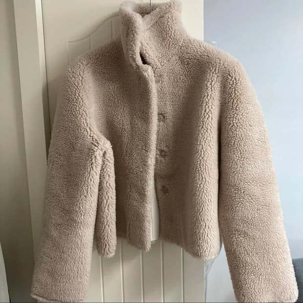 샵엠 shopm andre fur jacket 베이지