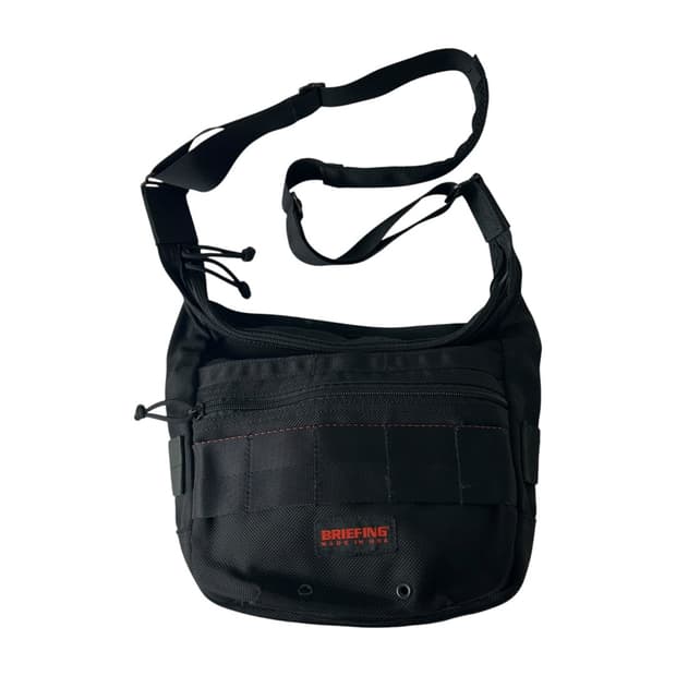 [BRIEFING] 브리핑 블랙 나일론 크로스백