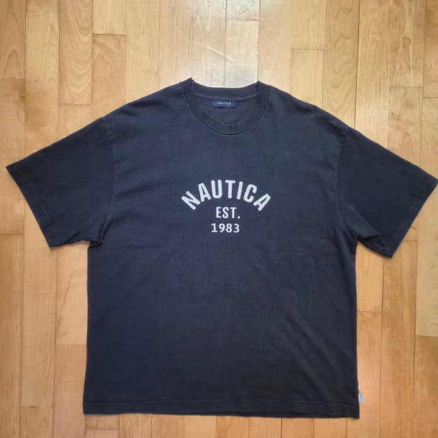 노티카 재팬 반팔티 네이비 L