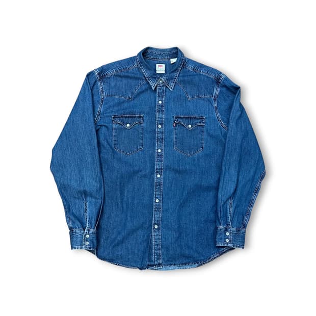 리바이스 웨스턴 데님 셔츠