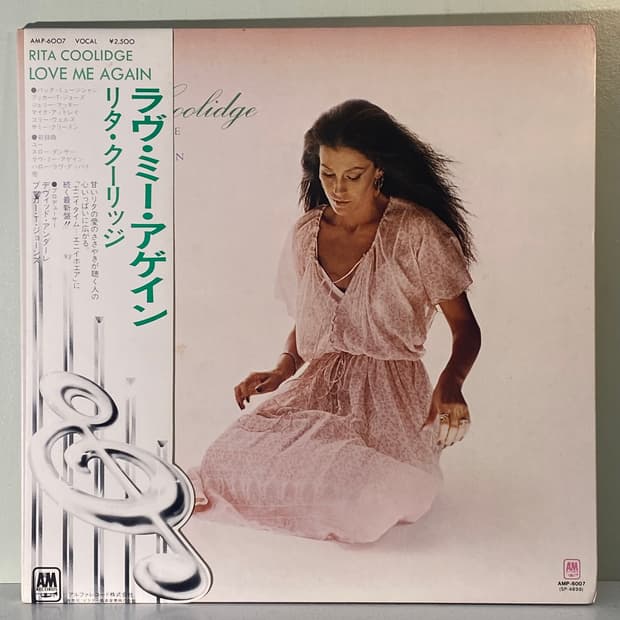 (중고LP-팝록) Rita Coolidge -'Love Me Again