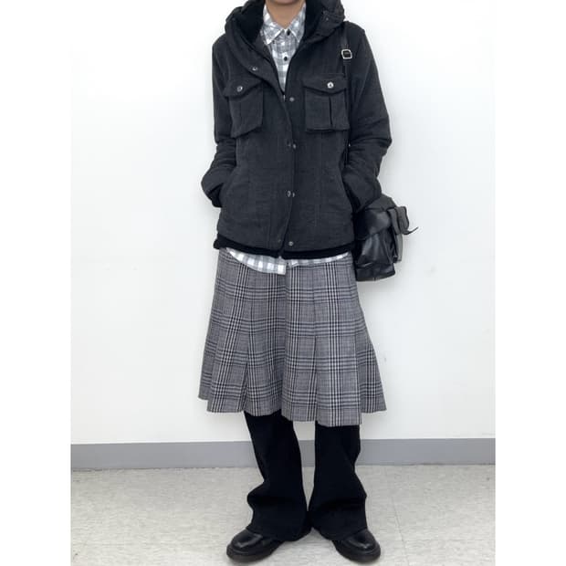 빈티지 울 스커트