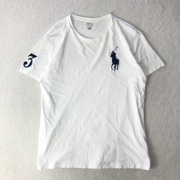 폴로랄프로렌 빅포니 화이트 반팔티셔츠 