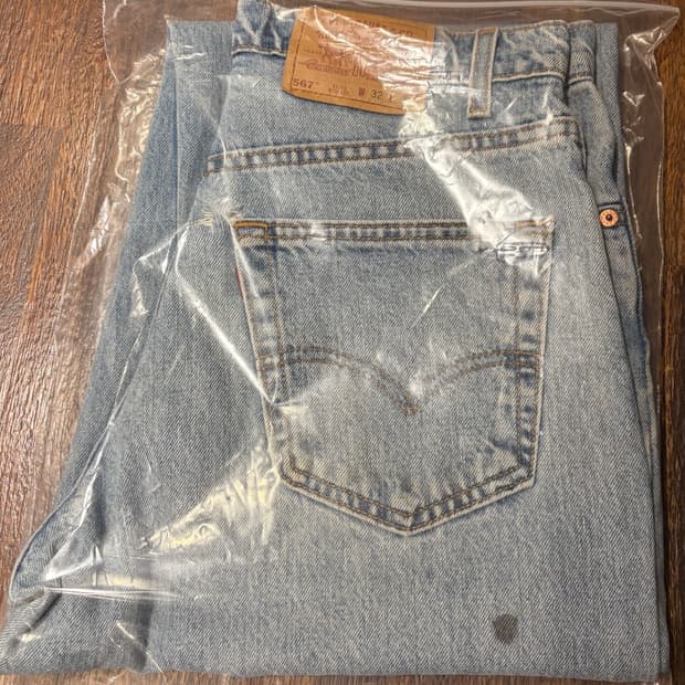 90s 리바이스 567 루즈핏 made in USA W32/L30