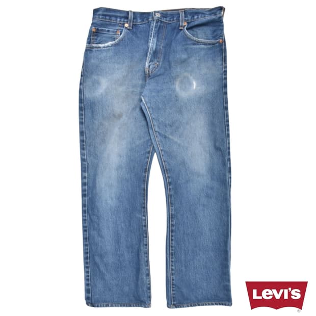 00S 빈티지 리바이스517 청바지 플레어진 굿페이드 데님팬츠 N0031