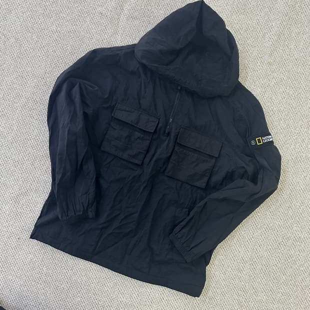 L 네셔널지오그래픽 우븐 후디 아노락 0407D