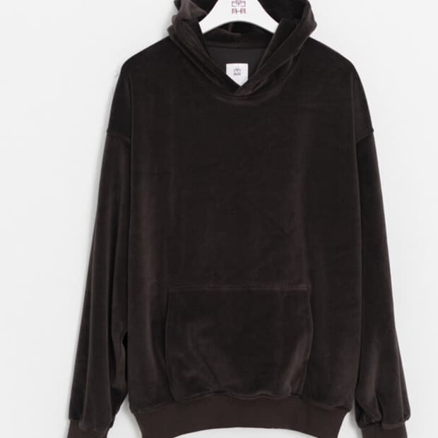 폴리테루 벨루어 후디 브라운 2사이즈