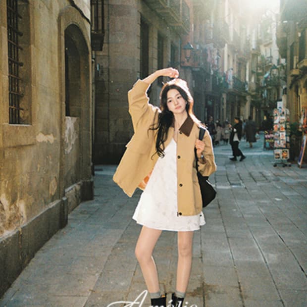 밀크코코아 데일리 코튼 자켓