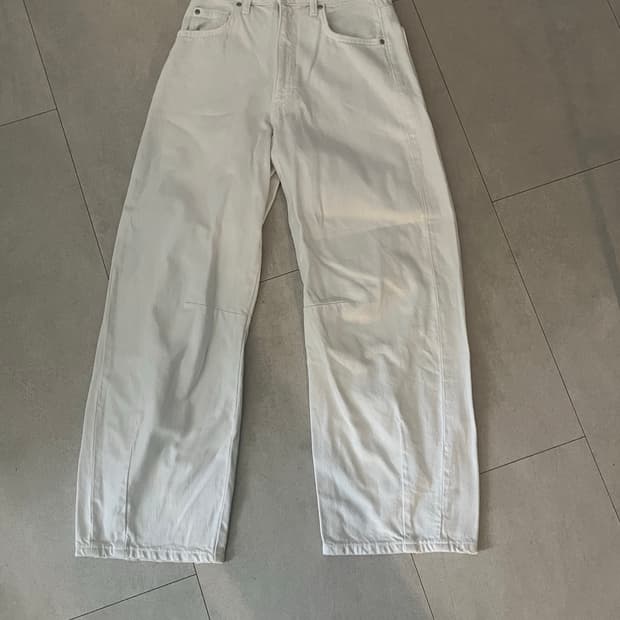 자라 화이트 데님팬츠 32