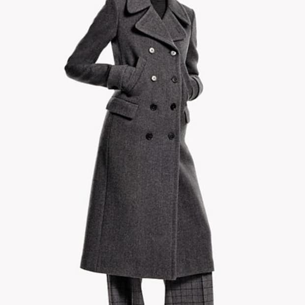 띠어리 THEORY 카라넥 더블 버튼 코트 P사이즈