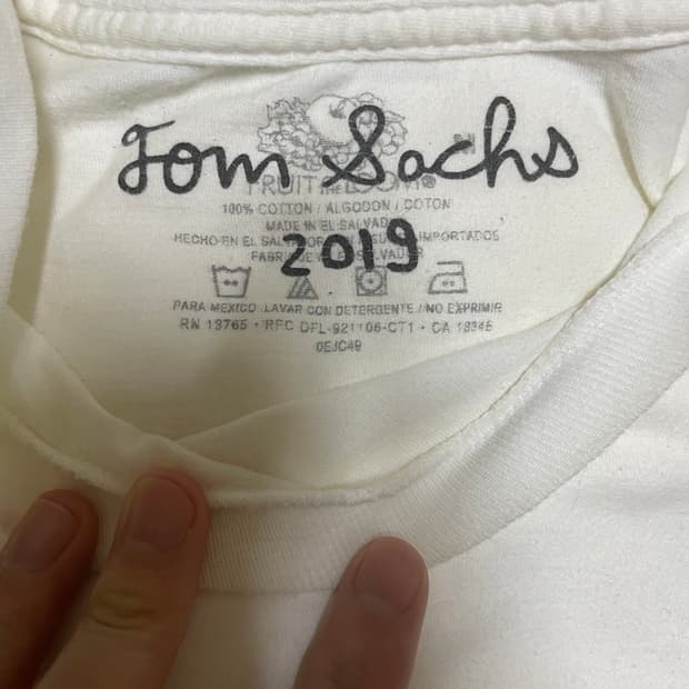 톰삭스 불렛 티셔츠 2019 M