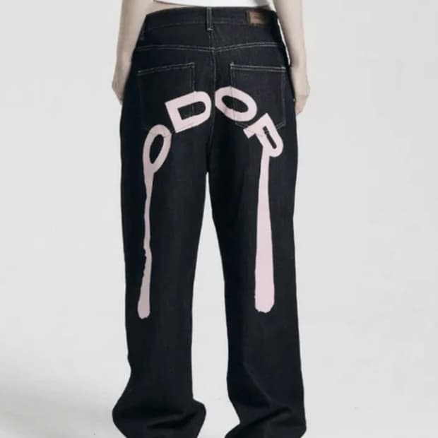 오도어 데님 팬츠