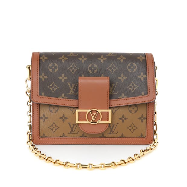 루이비통 모노그램 도핀 MM 숄더 리버스 체인백 M44391