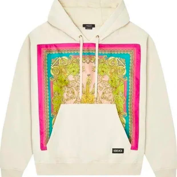 베르사체 바로코 후드 베이지 L 110