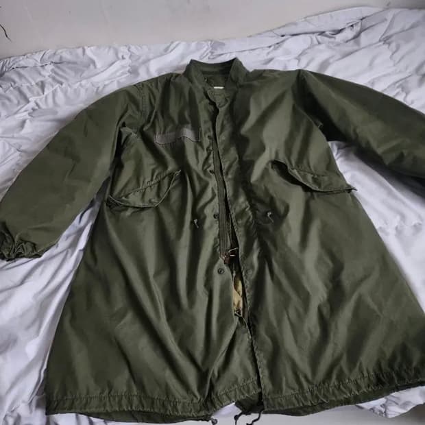 오리지널 개파카 m65 피쉬테일