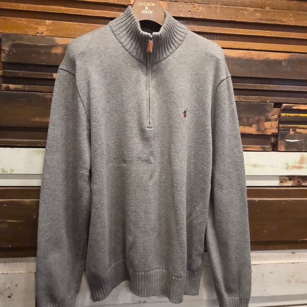 폴로랄프로렌 짚업니트