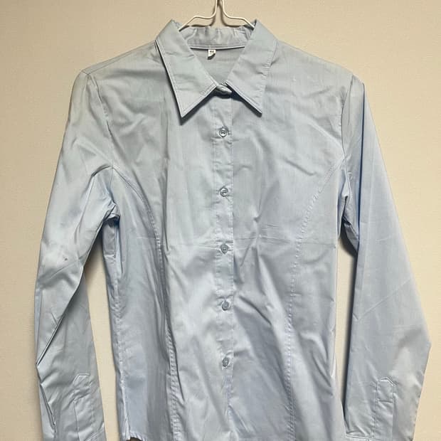 [새상품]EUNE 블루 셔츠