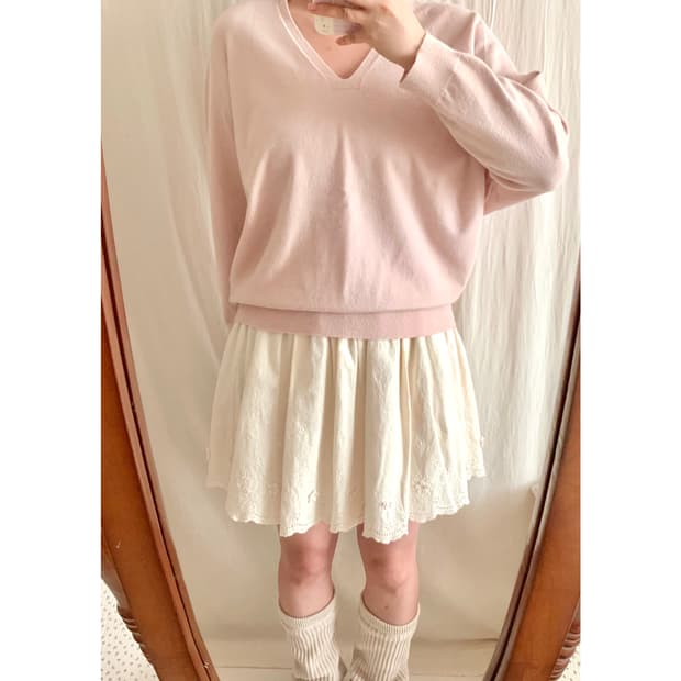 파스텔핑크 딸기우유 아방 니트