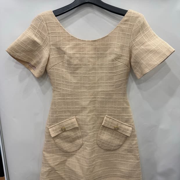 정품 구찌 트위드 미니원피스 36사이즈