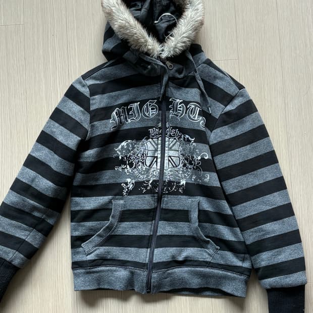 빈티지 후드집업