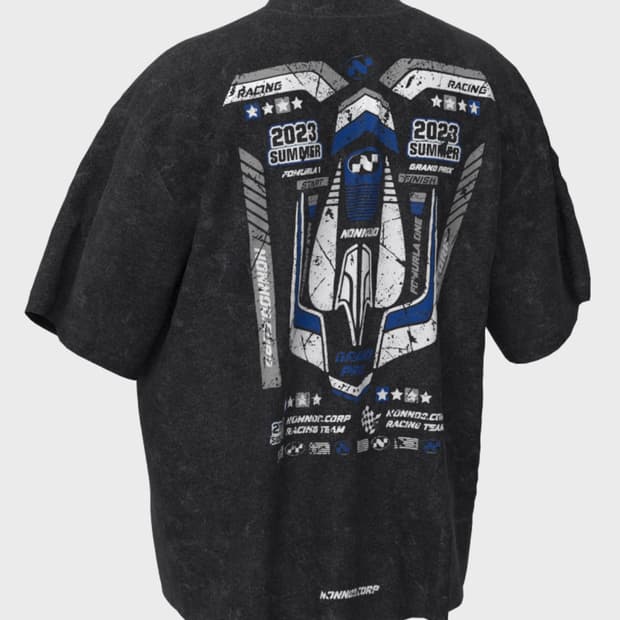 논노드 Grandprix t shirt 레이싱 티셔츠
