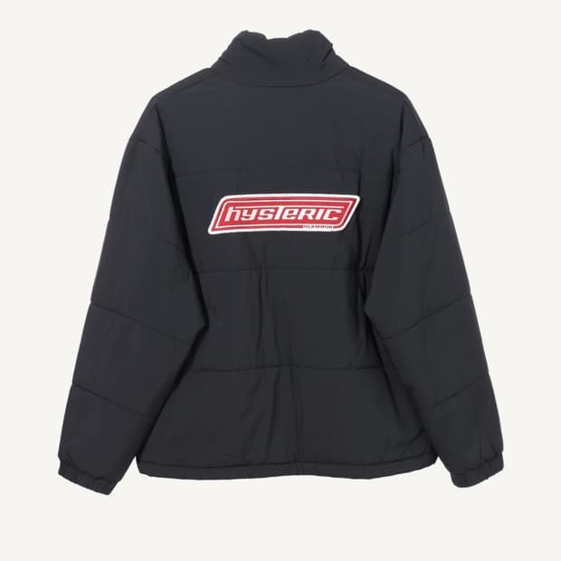 히스테릭글래머 로고 패딩