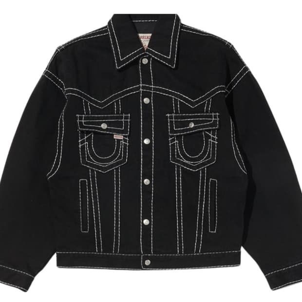 트루릴리젼 빅 티 오리진 트러커 자켓