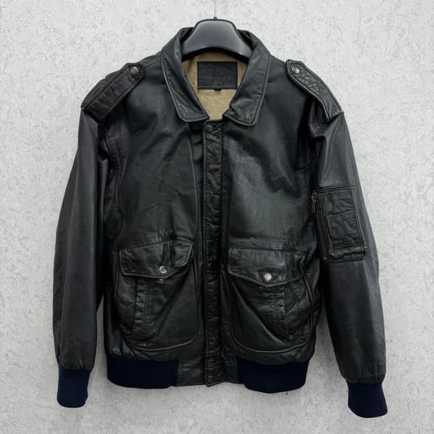 100 SubUrban Tokyo 남자 리얼레더 자켓