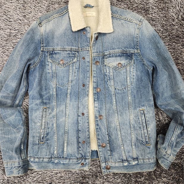 올세인츠 쉐르파 청자켓s