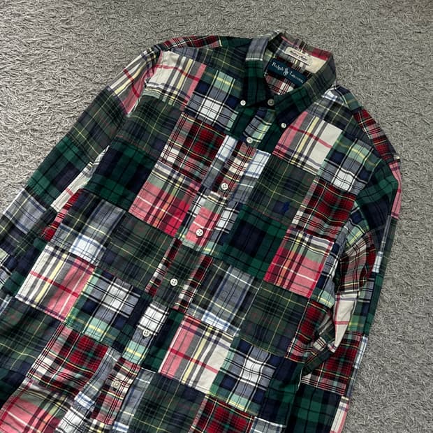 [95] 폴로 랄프로렌 패치워크 셔츠