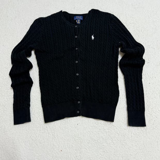 폴로 랄프로렌 블랙 가디건