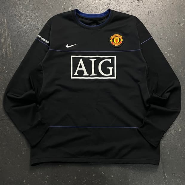 105 나이키 08-09 맨유 드릴탑 쉘탑 트레이닝 웜업