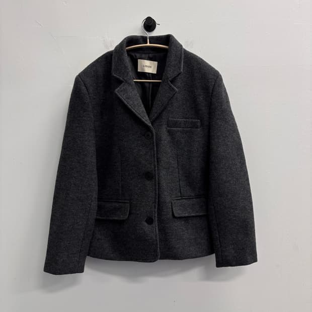 LEBANE 르베인 울 코트 자켓 그레이