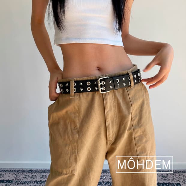 [Unisex] 별 아일렛 Y2K 벨트